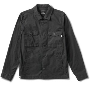 Vuori Men's Black Lightweight Shirt Jacket